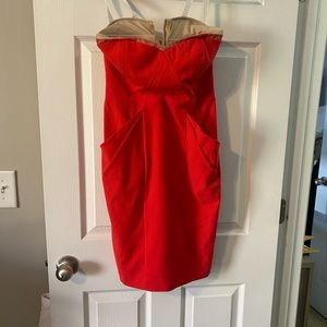 Strapless dress